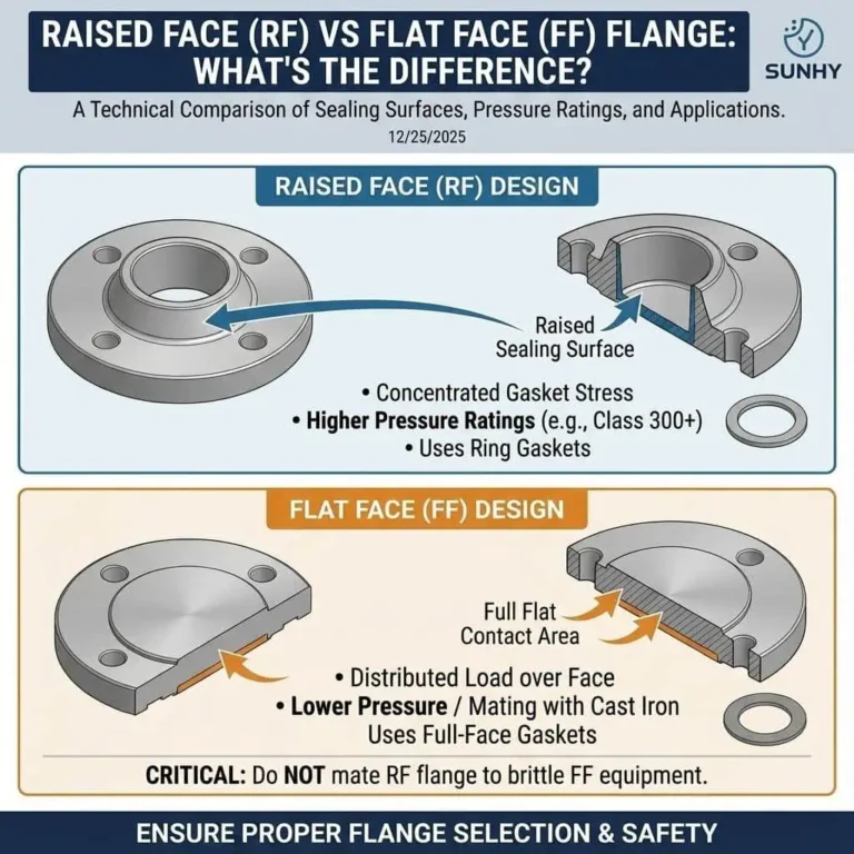 Raised Face vs Flat Face Flange: What's The Difference?
