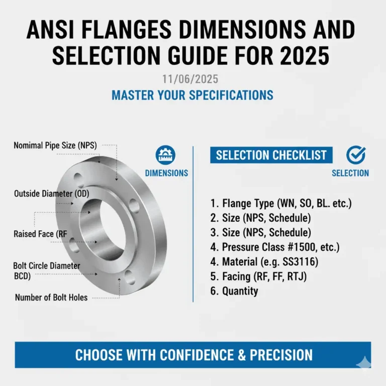 ANSI Flanges Dimensions and Selection Guide for 2025