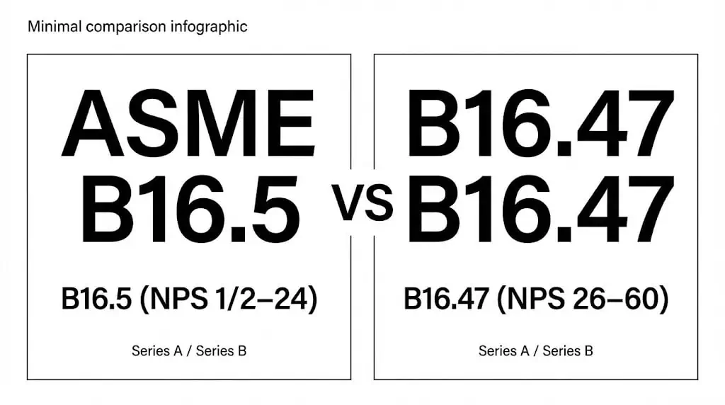 ASME B16.5 vs B16.47