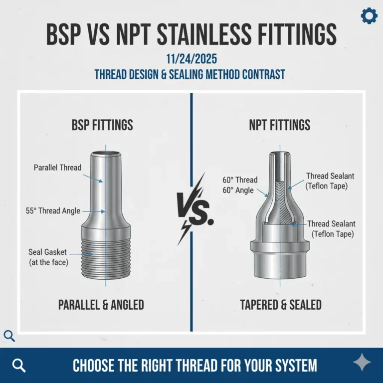 BSP vs NPT Stainless Fittings