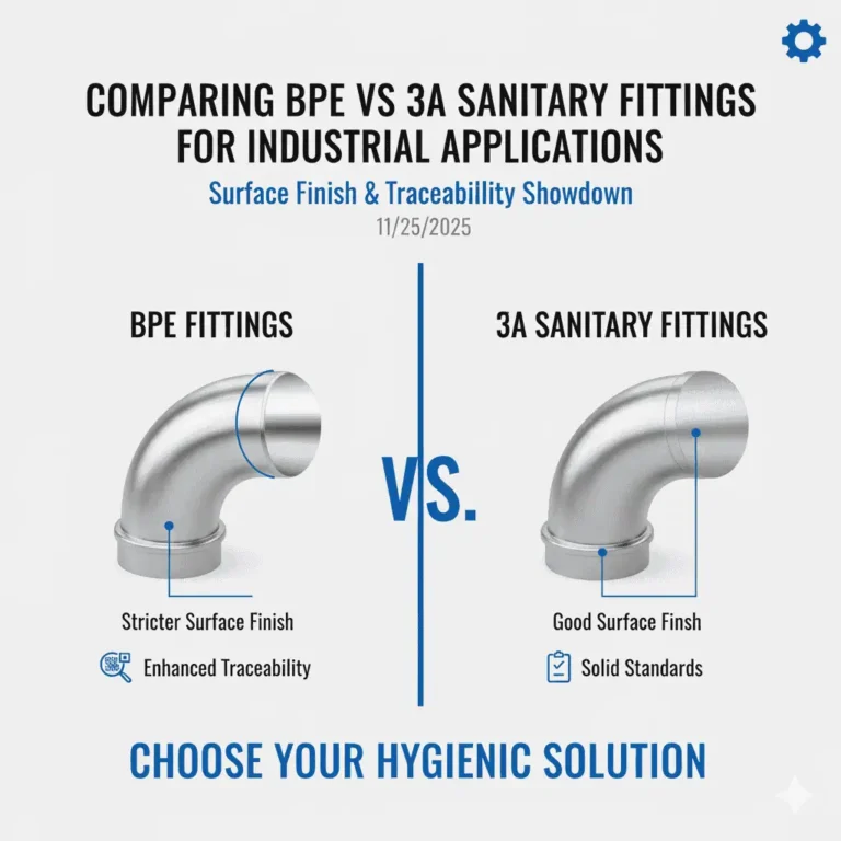 Comparing BPE vs 3A Sanitary Fittings for Industrial Applications