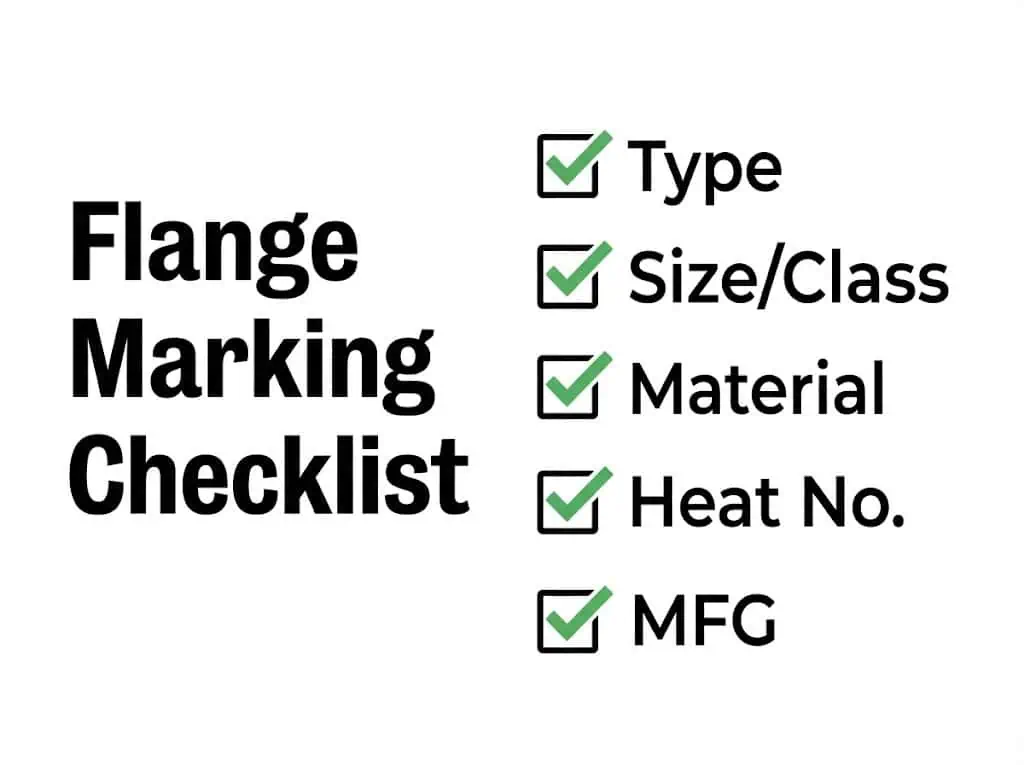 Flange Marking Checklist