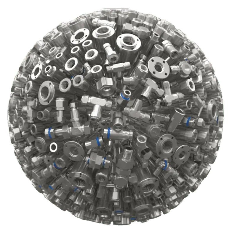 Sunhy Global Fluid Solutions présente ses brides en acier inoxydable, ses raccords d'instrumentation à double bague, ses adaptateurs hydrauliques et ses composants sanitaires.