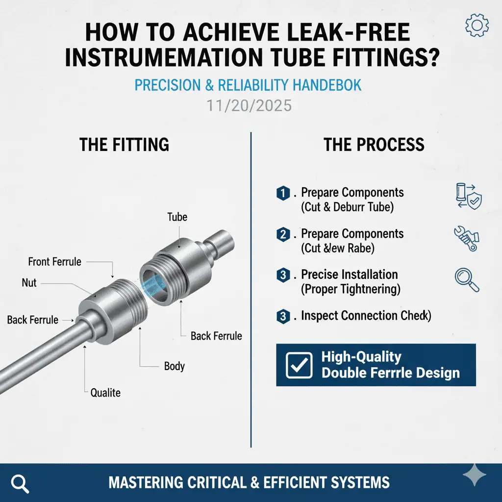 How to Achieve Leak-Free Instrumentation Tube Fittings?