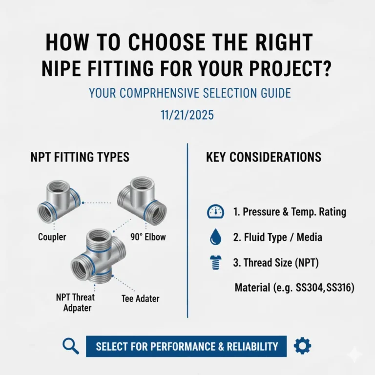 How to Choose the Right NPT Pipe Fitting for Your Project?