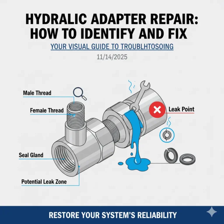 Hydraulic Adapter Repair: How to Identify and Fix？