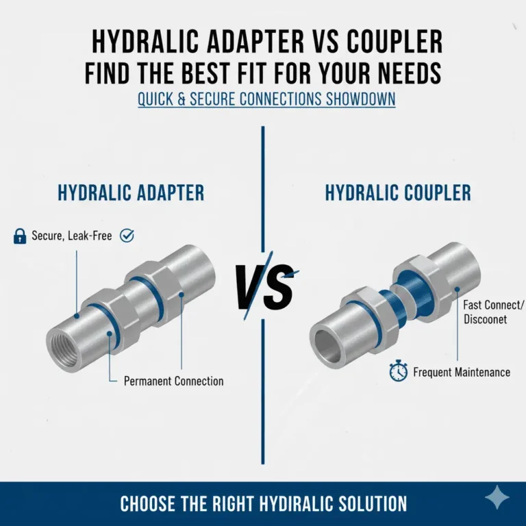 Hydraulic Adapter vs Coupler Find the Best Fit for Your Needs