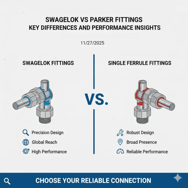 Swagelok vs Parker Fittings Key Differences and Performance Insights