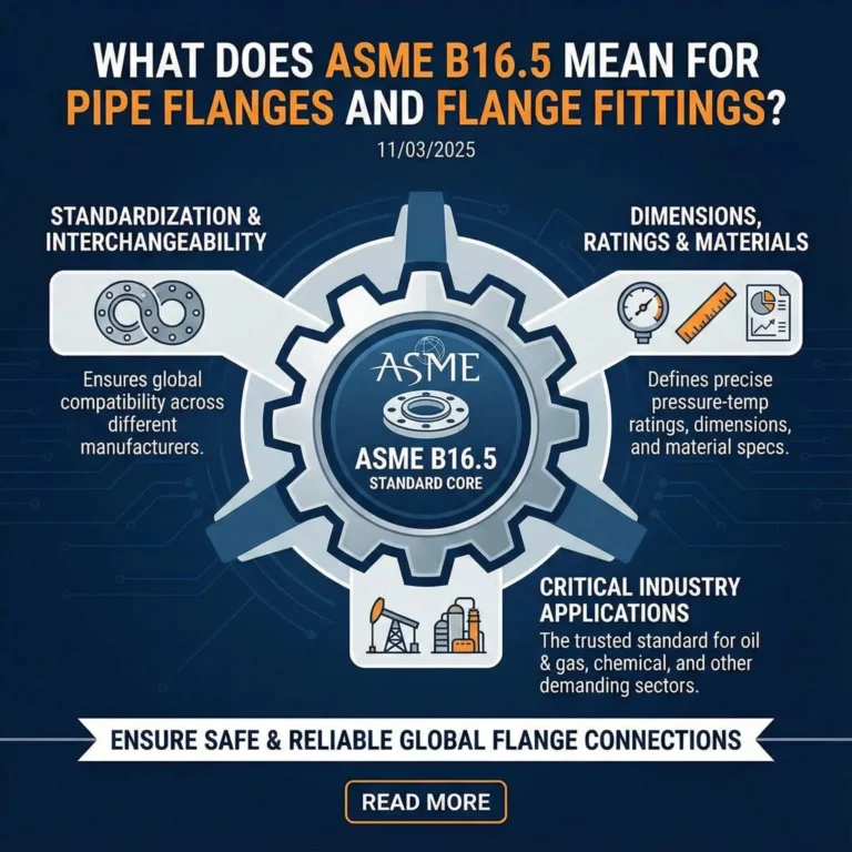 What Does ASME B16.5 Mean for Pipe Flanges and Flange Fittings?