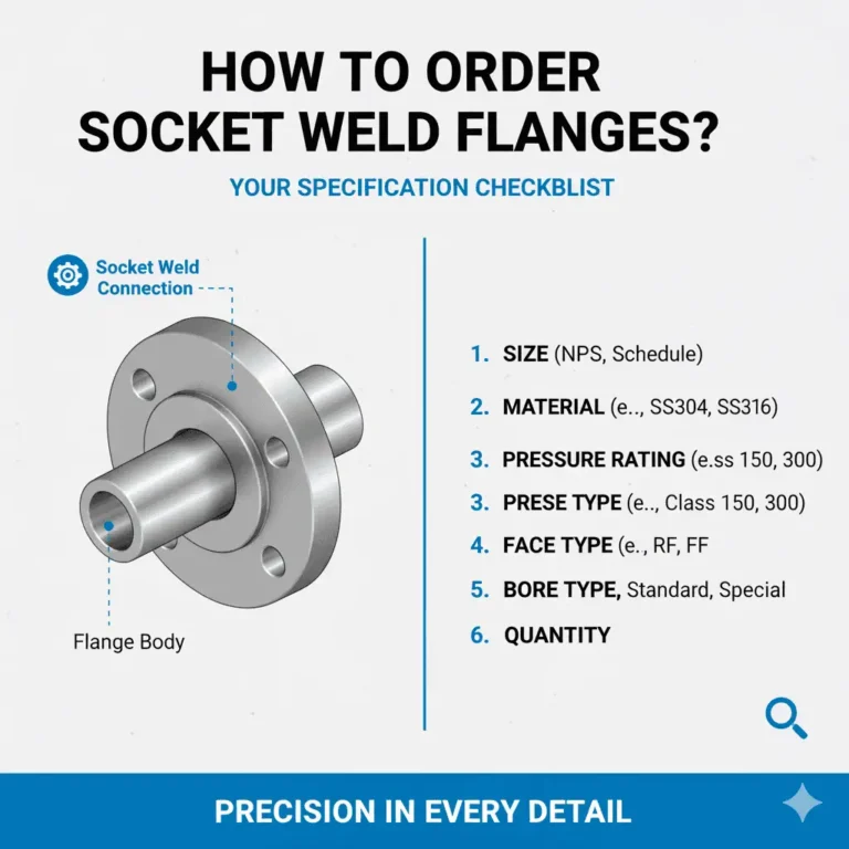 how to order socket weld flanges​