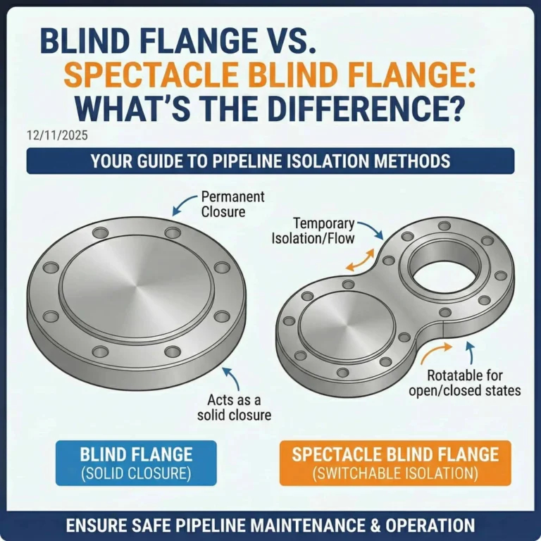 Blindflansch vs. Brillenblindflansch – Was ist der Unterschied?