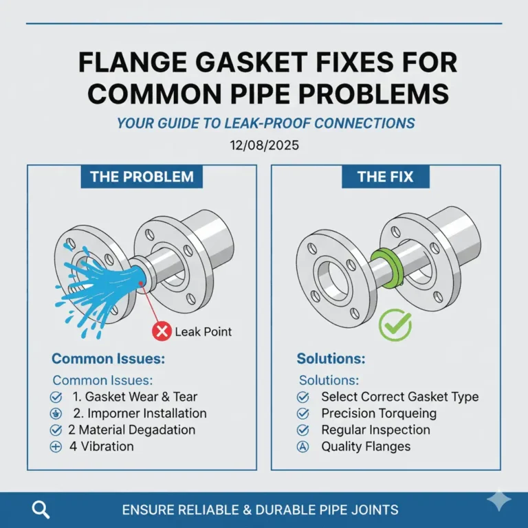 Flange Gasket Fixes For Common Pipe Problems