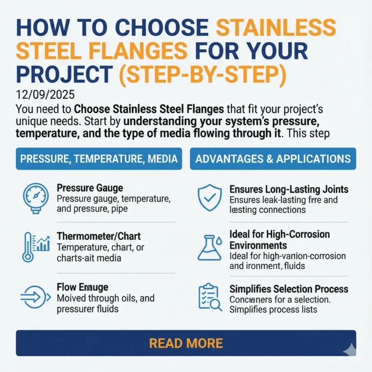 So wählen Sie Edelstahlflansche für Ihr Projekt aus (Schritt für Schritt)