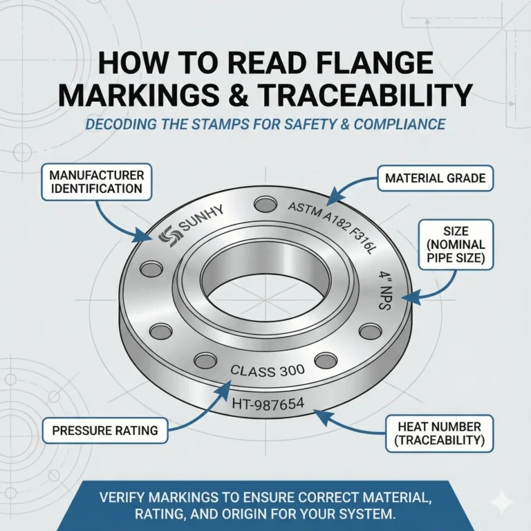 How to Read Flange Markings & Traceability