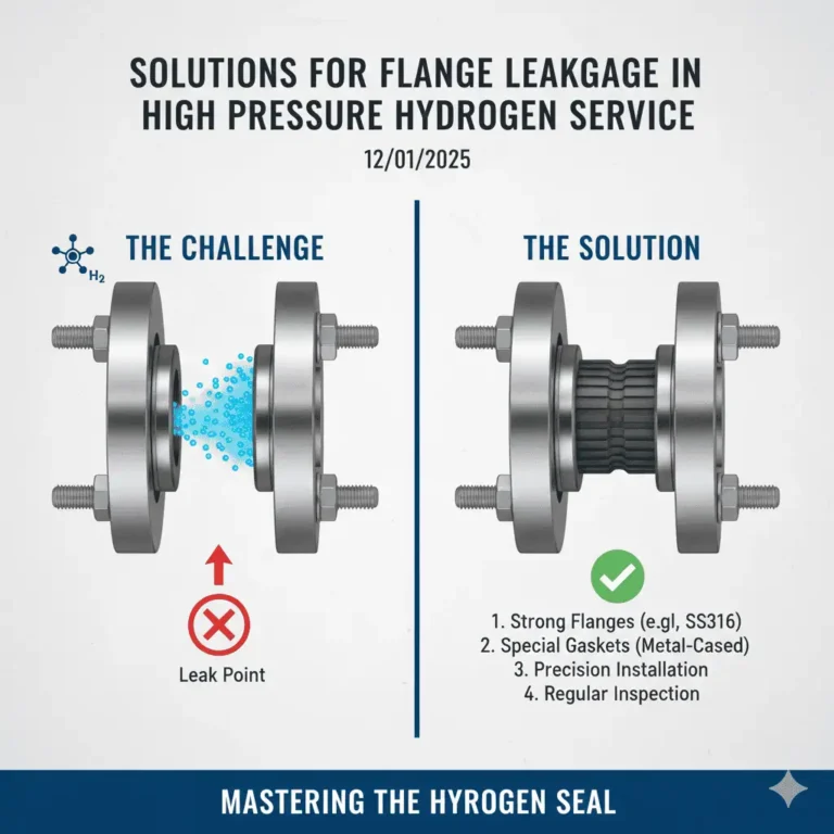Solutions for Flange Leakage in High Pressure Hydrogen Service
