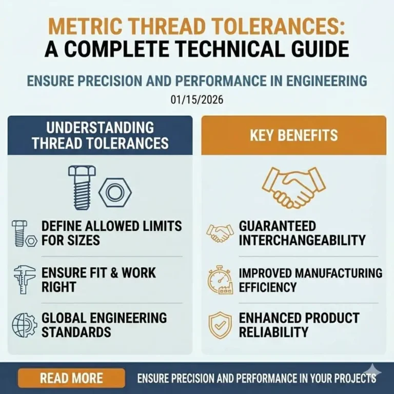 Допуски метрической резьбы: полное техническое руководство