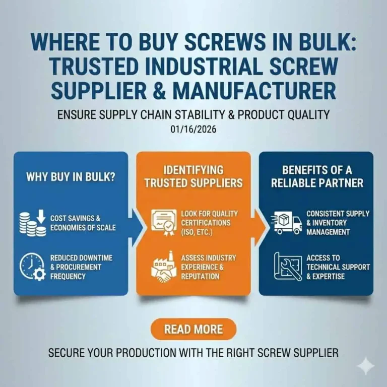 Где купить винты оптом: надёжный поставщик и производитель промышленных винтов