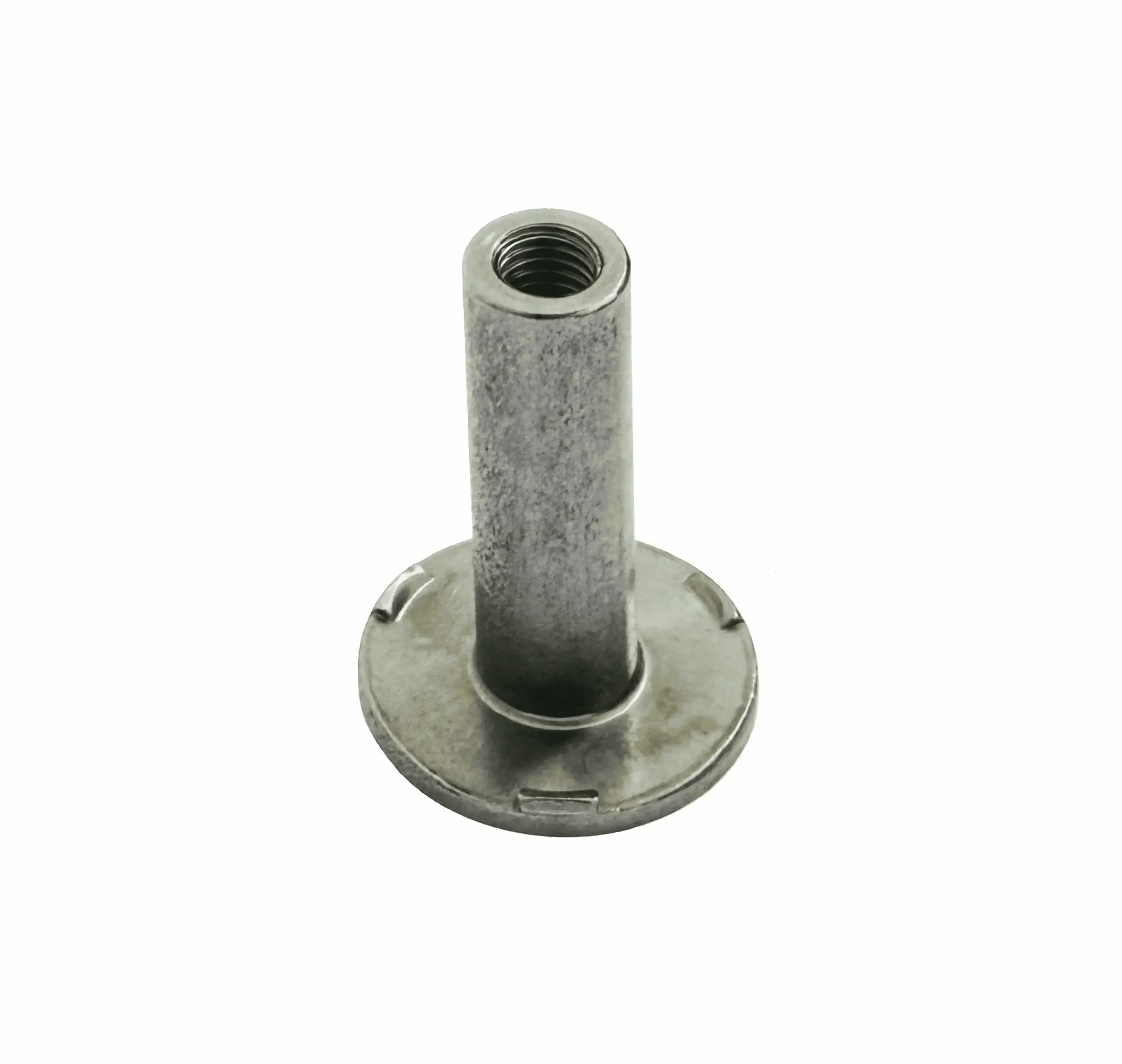 Round Base Weld Nut (Long Barrel)