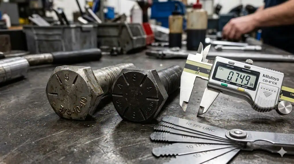 Сравнение болтов SAE J429 класса 5 и класса 8 Сравнение болтов SAE J429 класса 5 и класса 8 с маркировкой головок и уровнями механической прочности