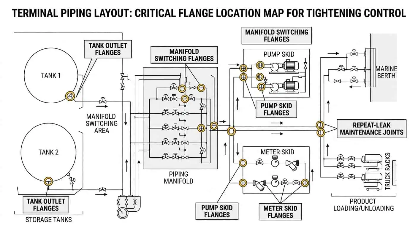 Critical Flange Classification in Storage Terminals Critical flange classification in storage terminals