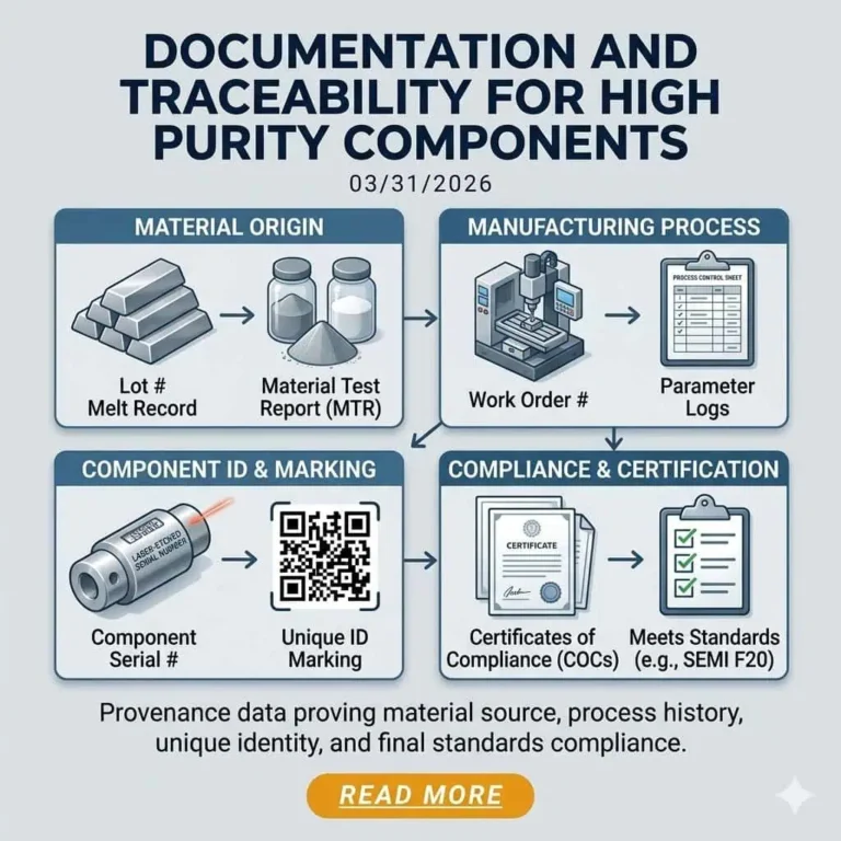 Documentation and Traceability for High Purity Components: What Engineering and QA Should Check