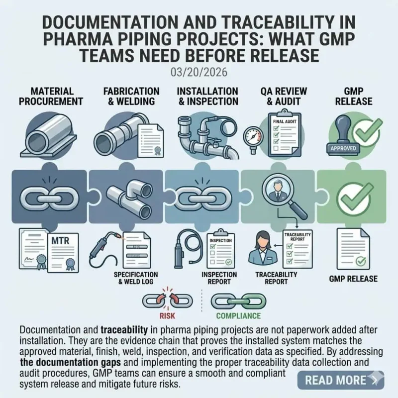Documentation and Traceability in Pharma Piping Projects- What GMP Teams Need Before Release