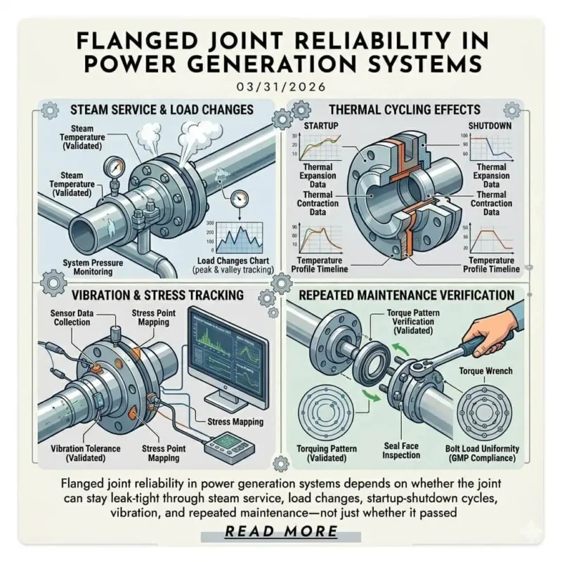 Flanged Joint Reliability in Power Generation Systems