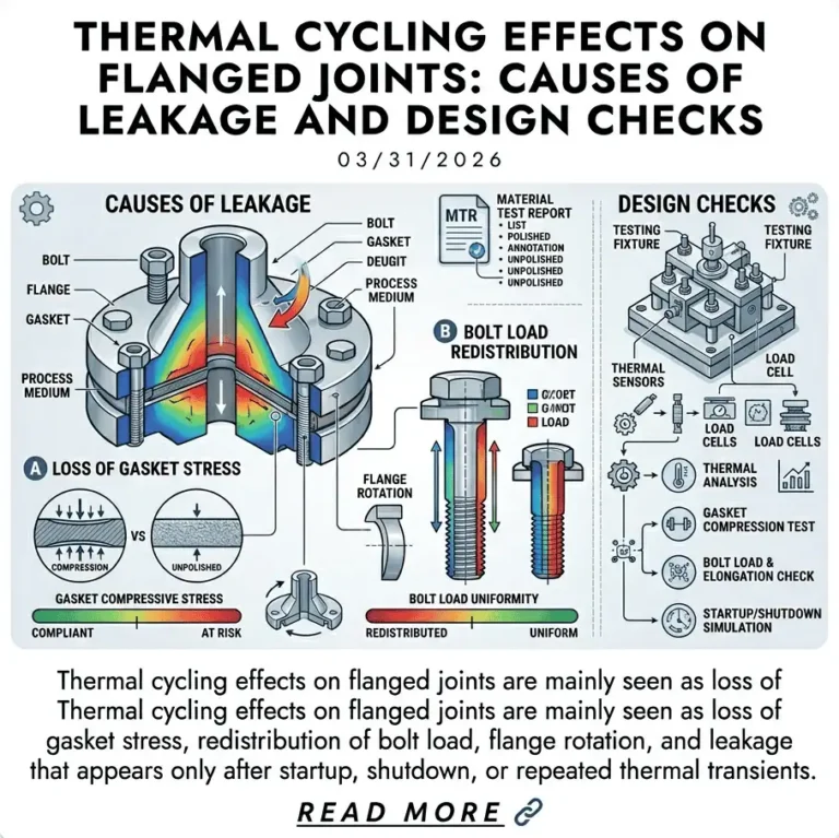Thermal Cycling Effects on Flanged Joints: Causes of Leakage and Design Checks