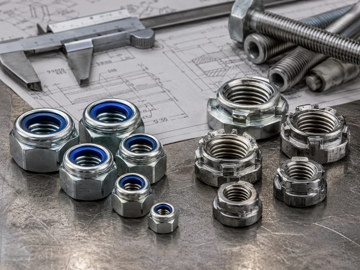 Nylon insert lock nuts versus all-metal lock nuts comparison for temperature vibration reuse and prevailing torque decision guide