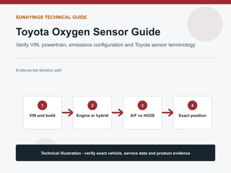Toyota Oxygen Sensor Guide: Diagnosis and Fitment Checks